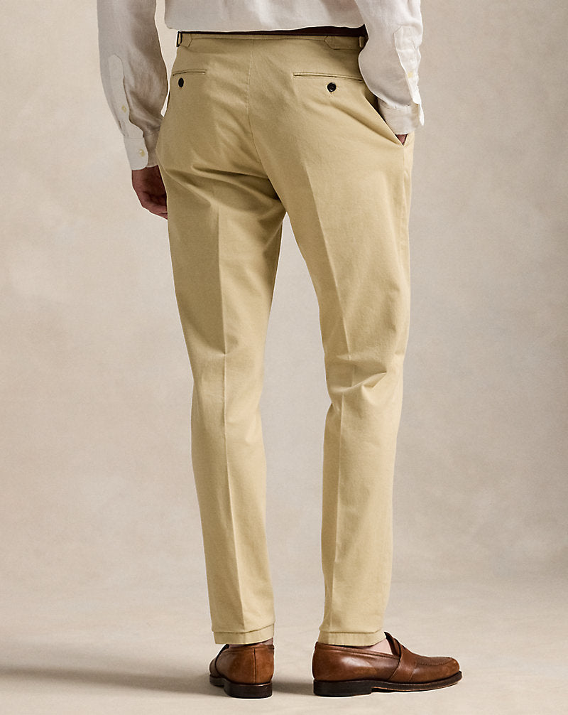 Stretch Chino Suit Trouser Tan