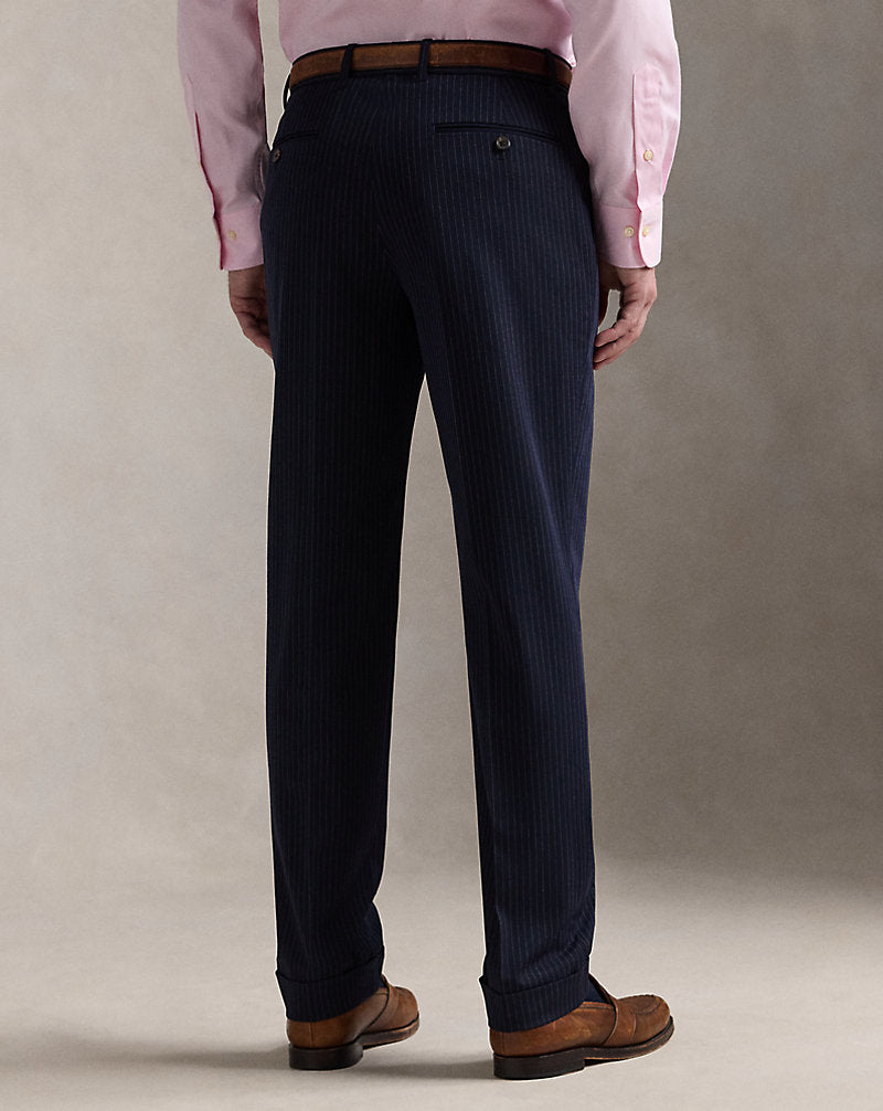 Striped Performance Twill Suit Trouser Navy/Grey