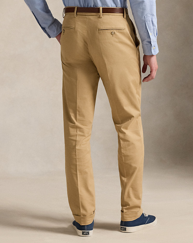 Stretch Chino Suit Trouser Monument Tan
