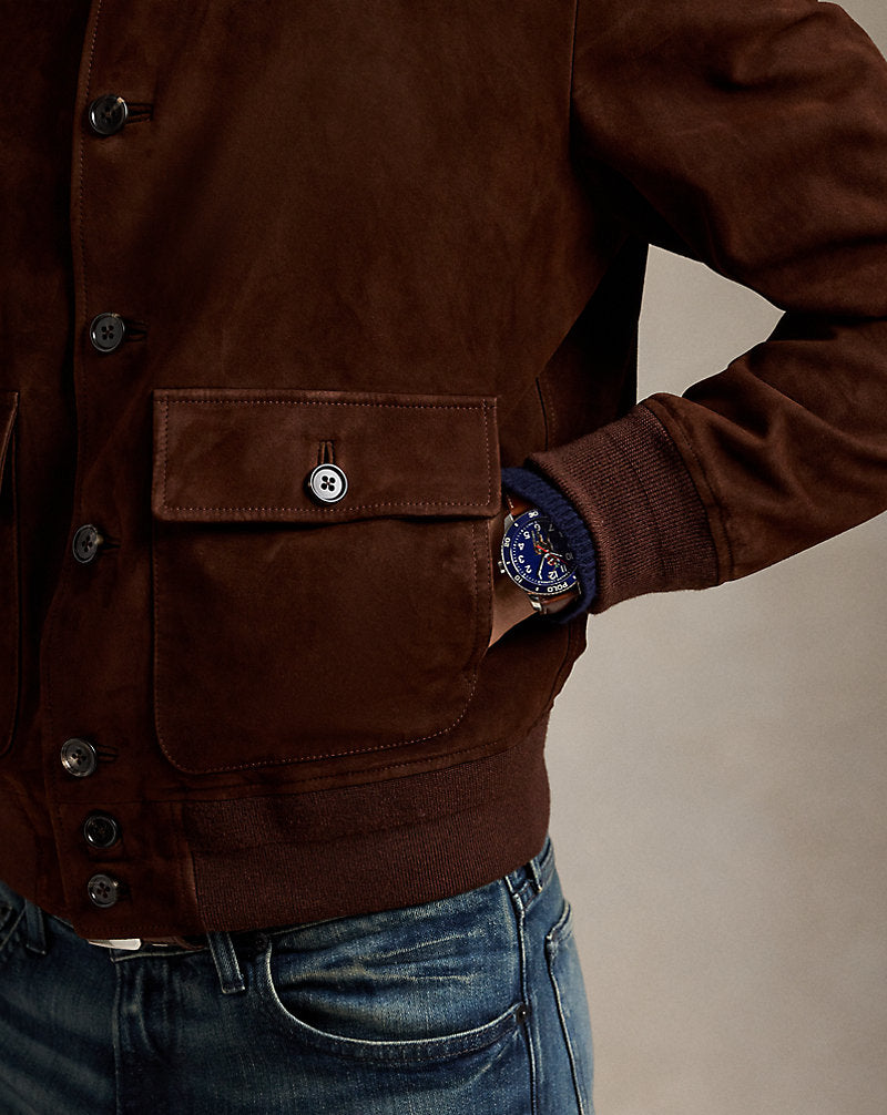 Suede Jacket Brown