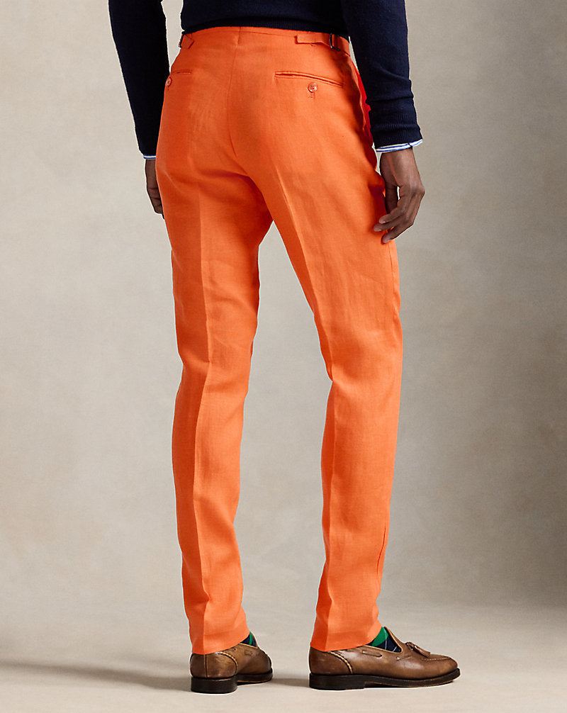 Linen Trouser Orange Poppy