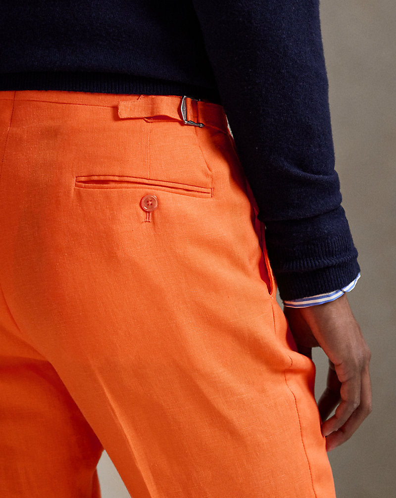 Linen Trouser Orange Poppy