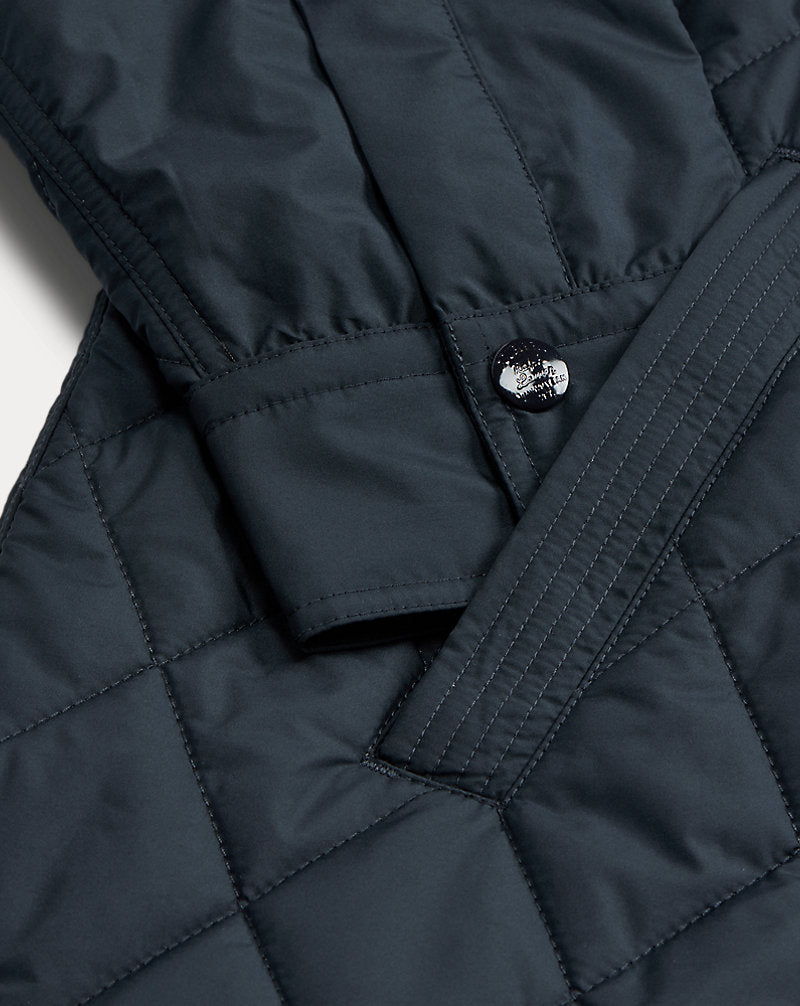Quilted Overshirt Navy