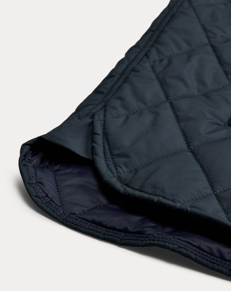 Quilted Overshirt Navy