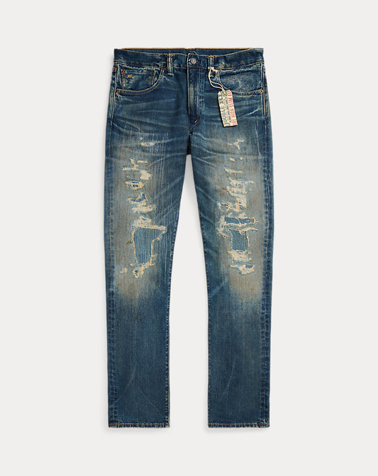 High Slim Brannon Repaired Jean Brannon Wash