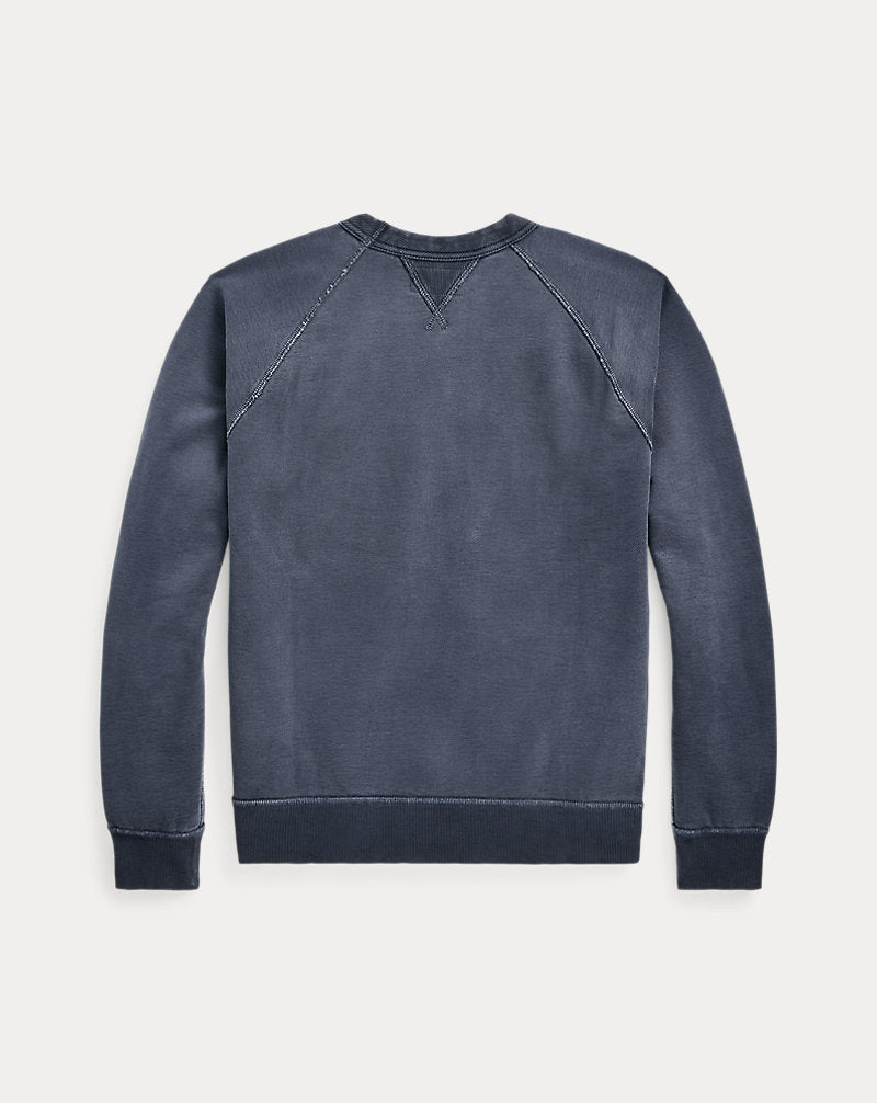 Garment-Dyed French Terry Sweatshirt Navy