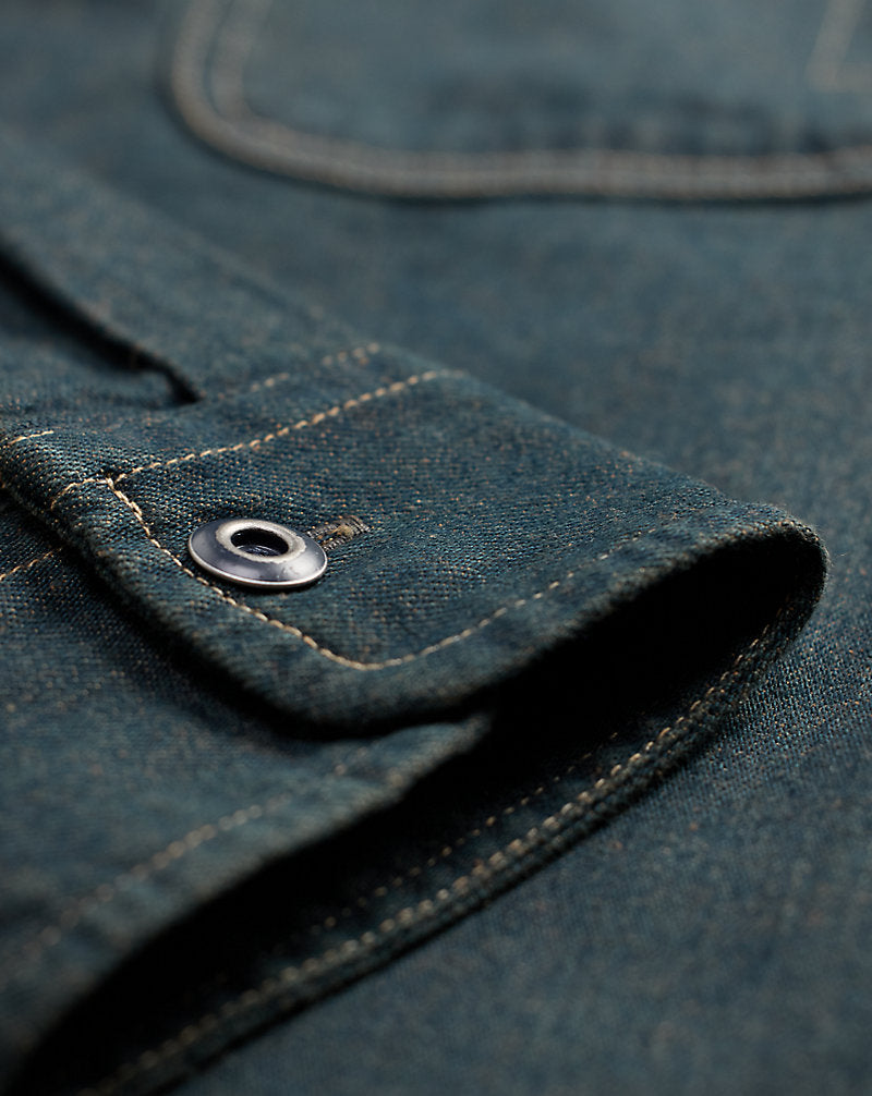 Indigo Denim Workshirt Indigo Rinse
