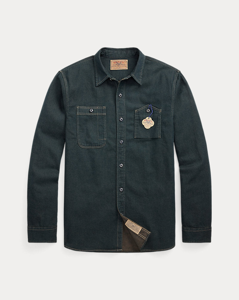 Indigo Denim Workshirt Indigo Rinse