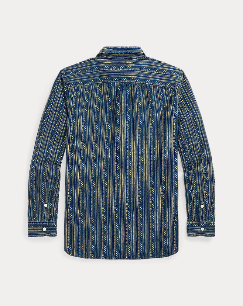 Indigo Print Workshirt Indigo