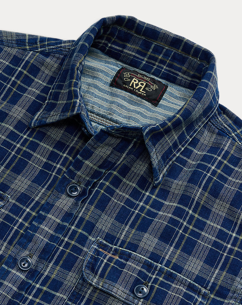 Indigo Plaid Double-Faced Workshirt Indigo Plaid/Strip
