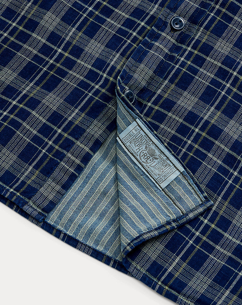 Indigo Plaid Double-Faced Workshirt Indigo Plaid/Strip