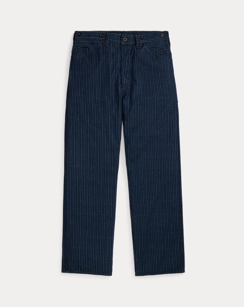 Vintage 5-Pocket Indigo Twill Trouser