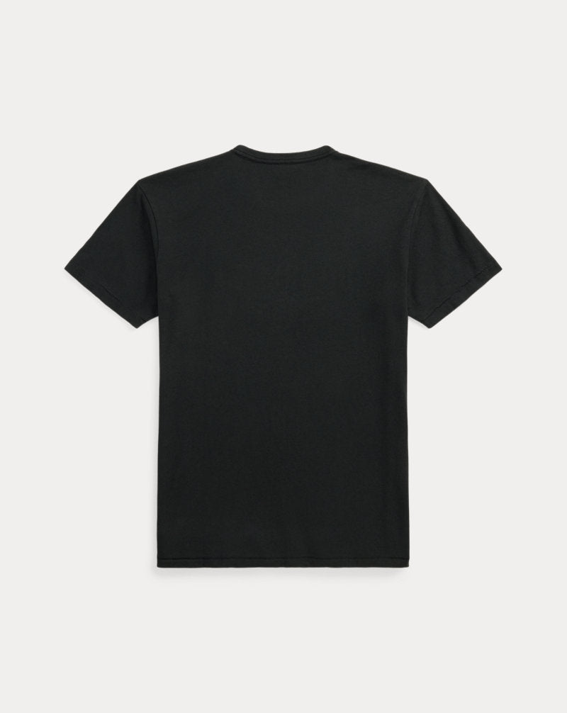 Logo Cotton-Hemp Jersey T-Shirt Faded Black Canvas