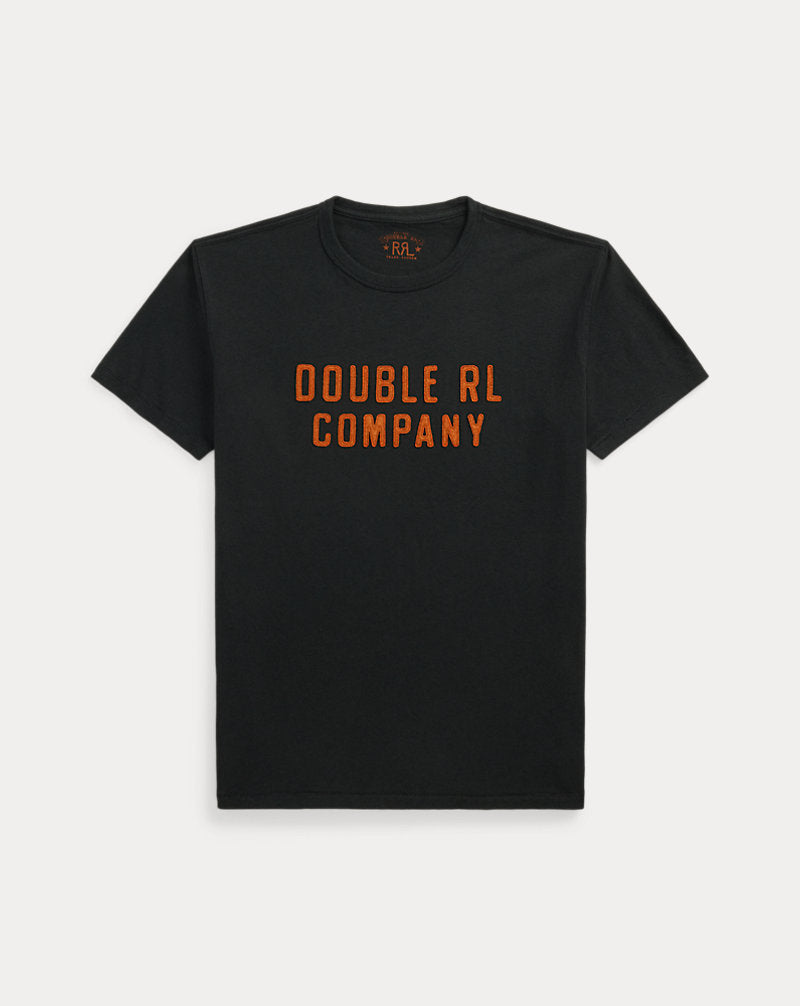 Logo Cotton-Hemp Jersey T-Shirt Faded Black Canvas