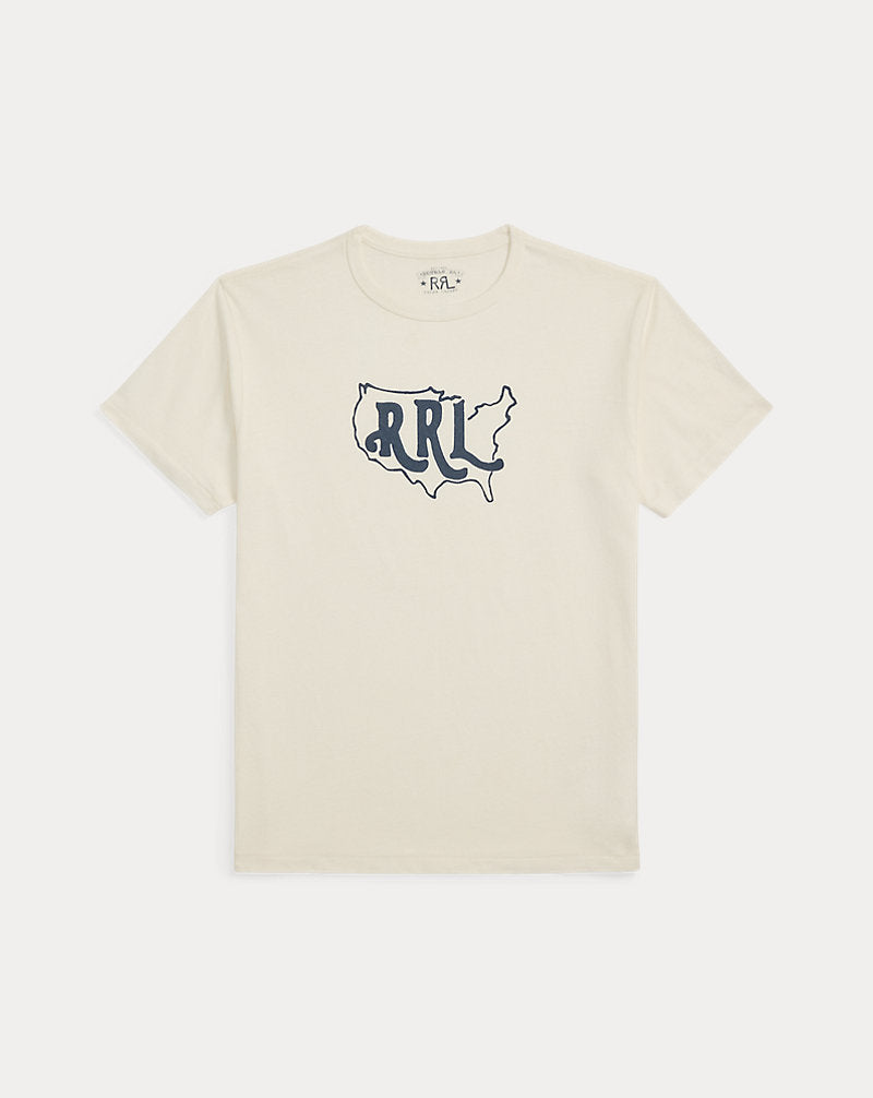 Logo Cotton-Hemp Jersey T-Shirt Warm White