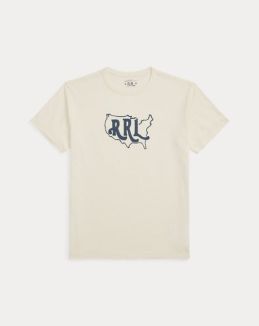 Logo Cotton-Hemp Jersey T-Shirt Warm White