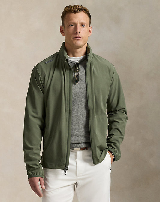 Performance Hooded Jacket Fossil Green