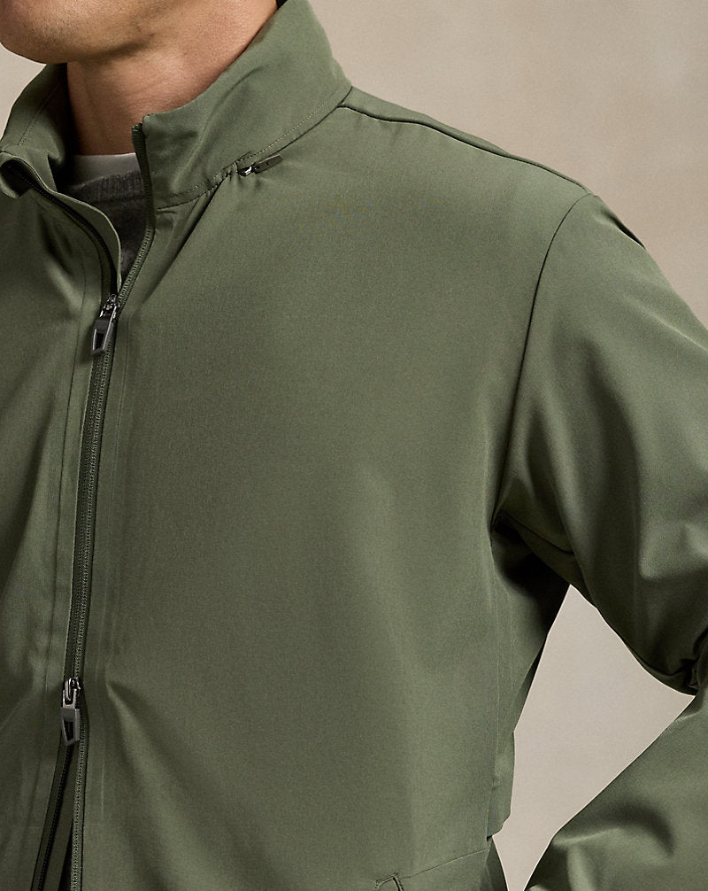 Performance Hooded Jacket Fossil Green