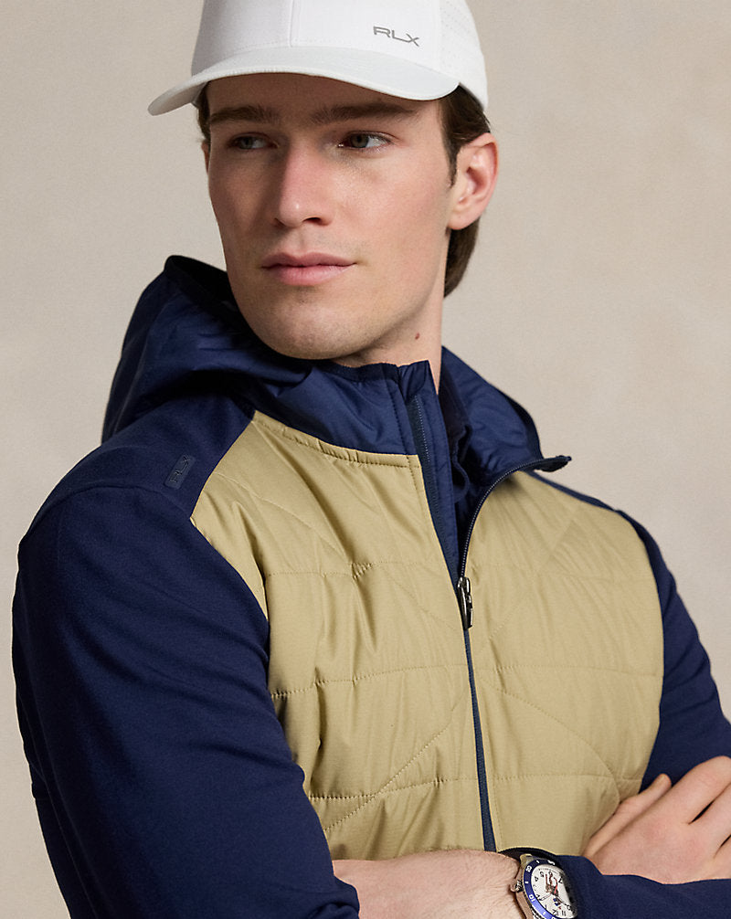 Hybrid Hooded Jacket Refined Navy/Khaki