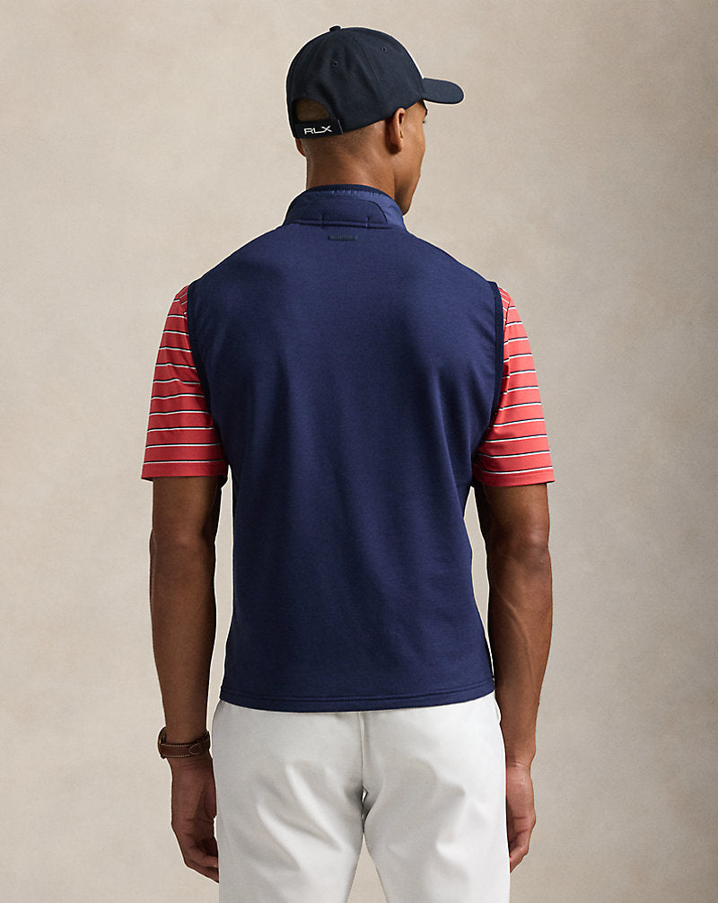 Hybrid Full-Zip Gilet Refined Navy