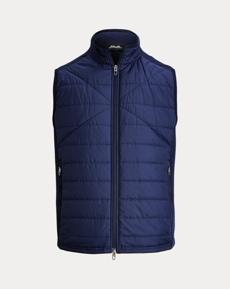Hybrid Full-Zip Gilet Refined Navy