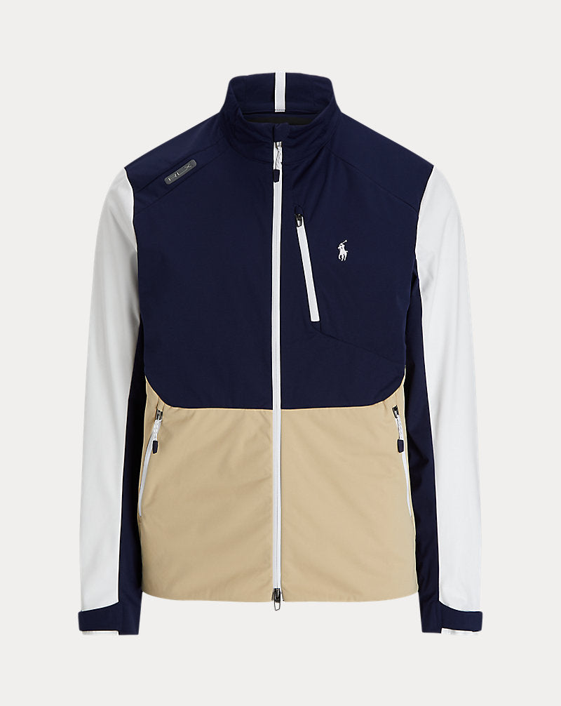 Colour-Blocked Packable Jacket Classic Khaki Multi