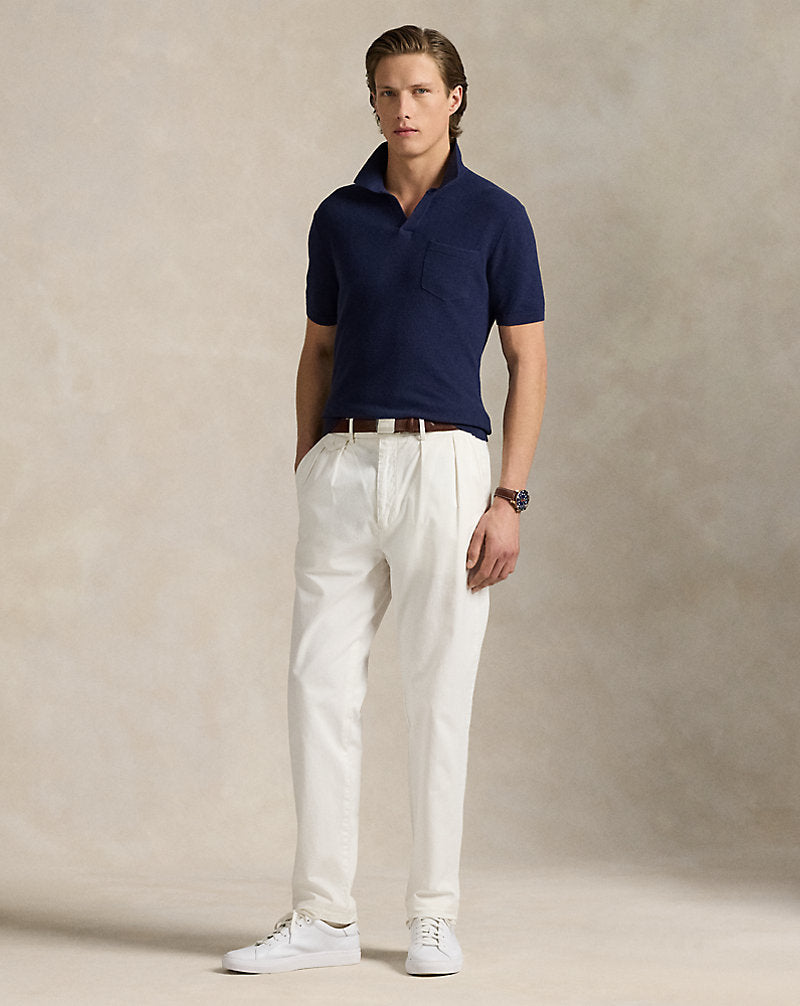 Performance Johnny-Collar Jumper Refined Navy
