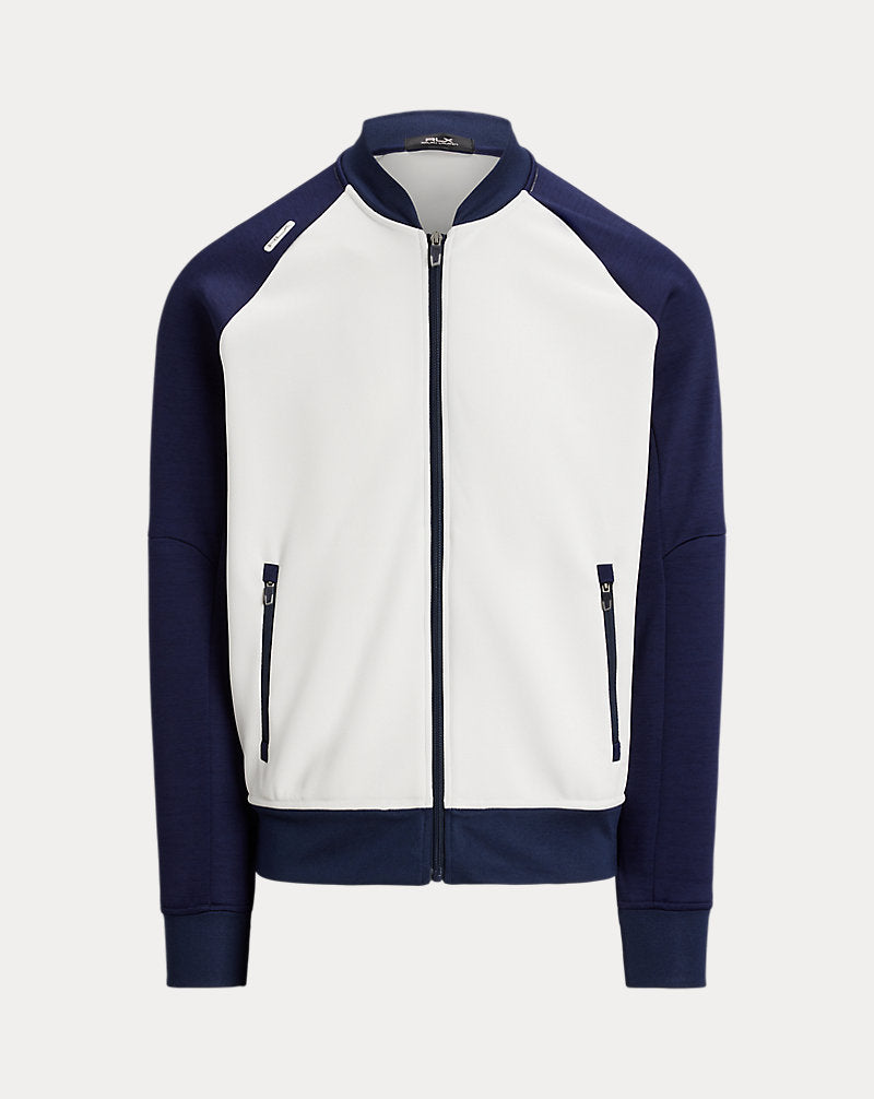 Classic Fit Stretch Double-Knit Jacket White/Refined Navy