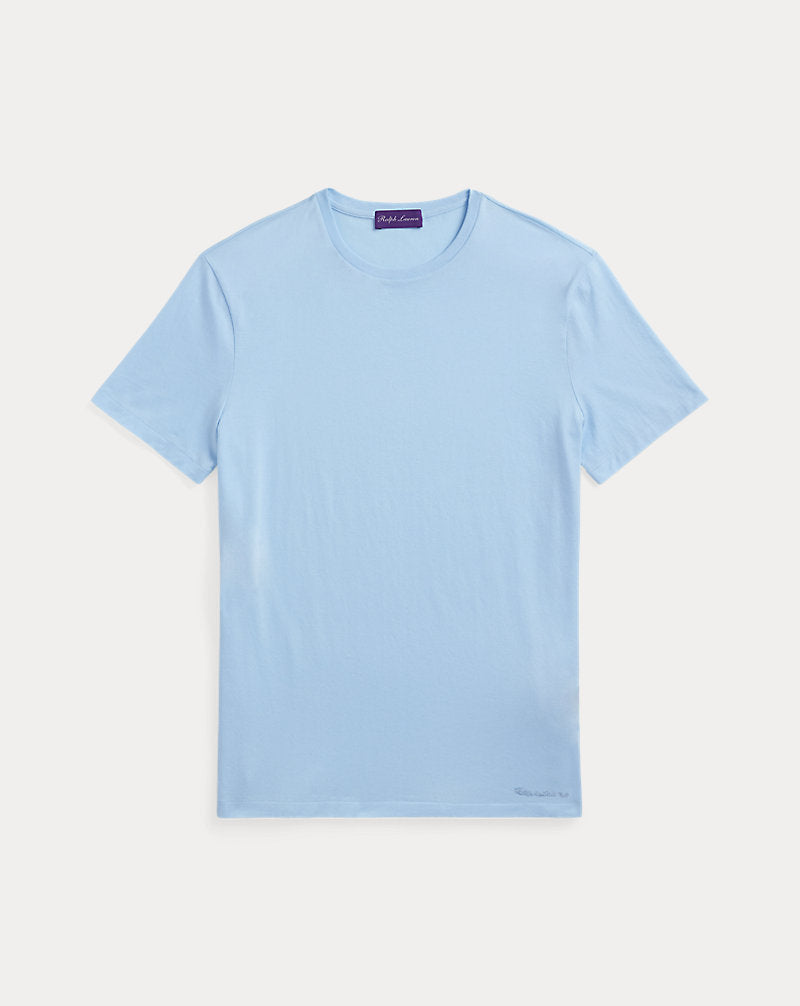 Lisle Crewneck T-Shirt Chambray Blue