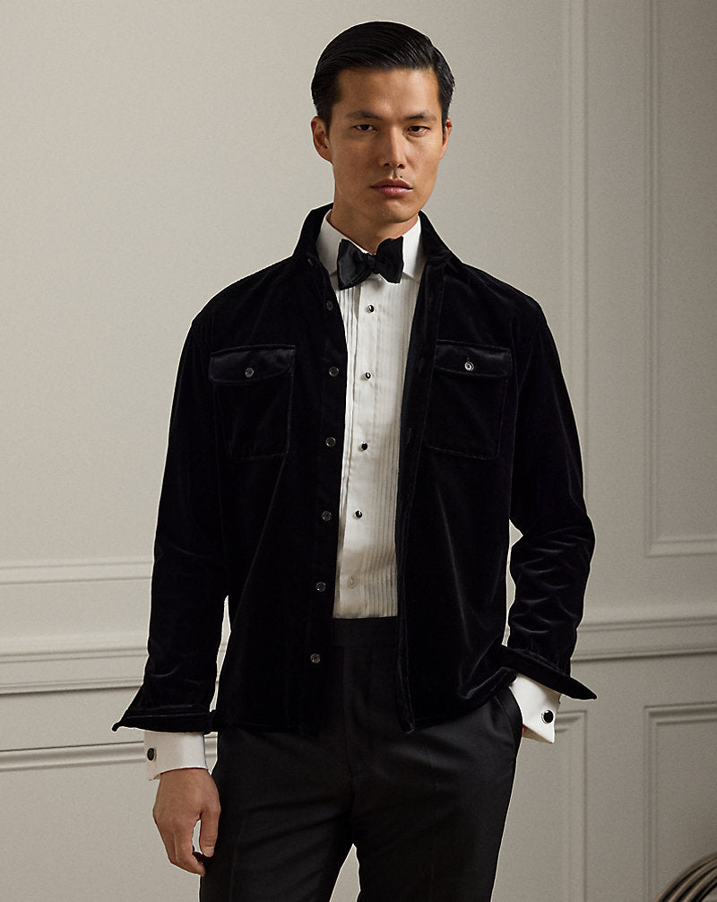 Velvet Shirt Black