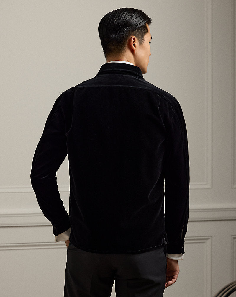 Velvet Shirt Black