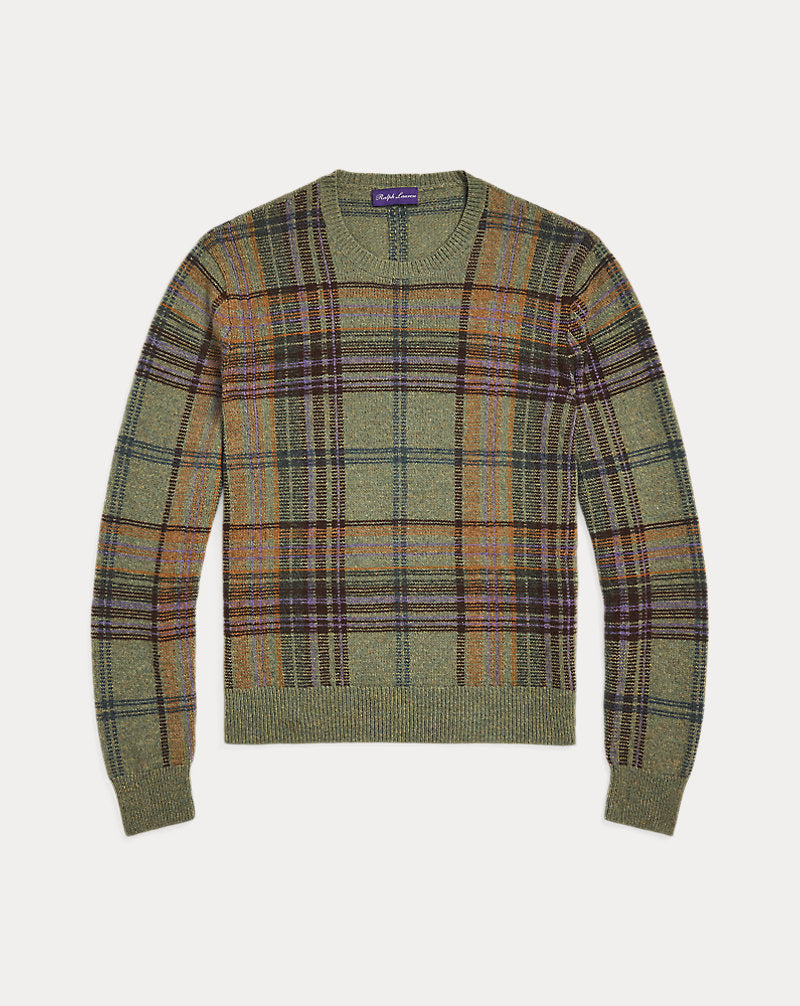 Plaid Cashmere-Wool Jumper Lovette Multi