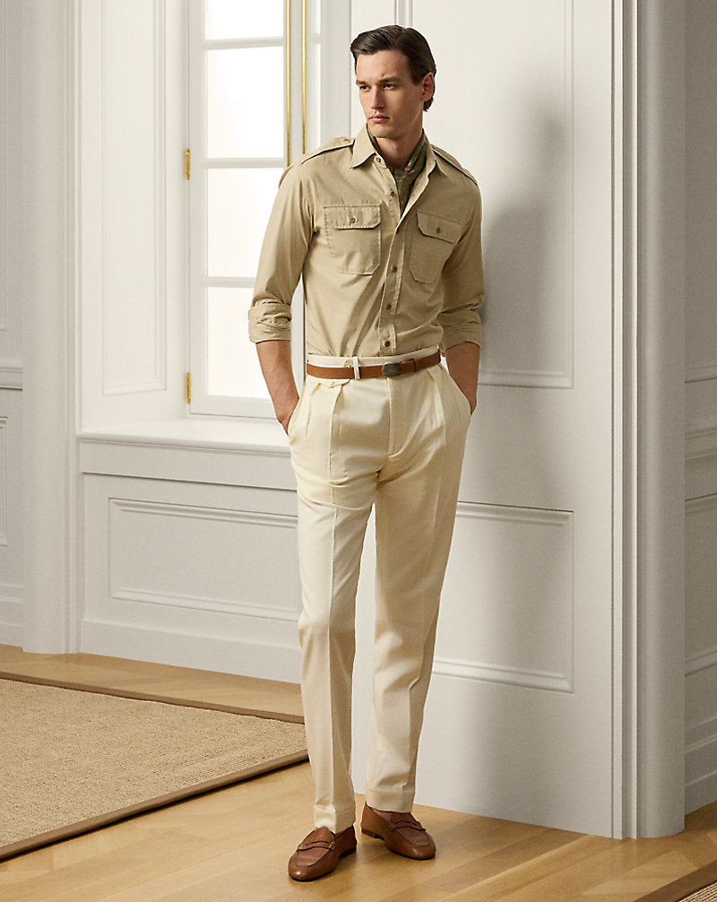 Chino Twill Shirt Classic Tan