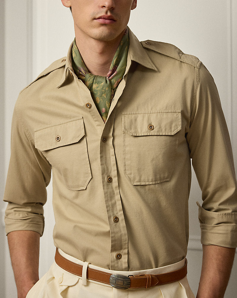 Chino Twill Shirt Classic Tan
