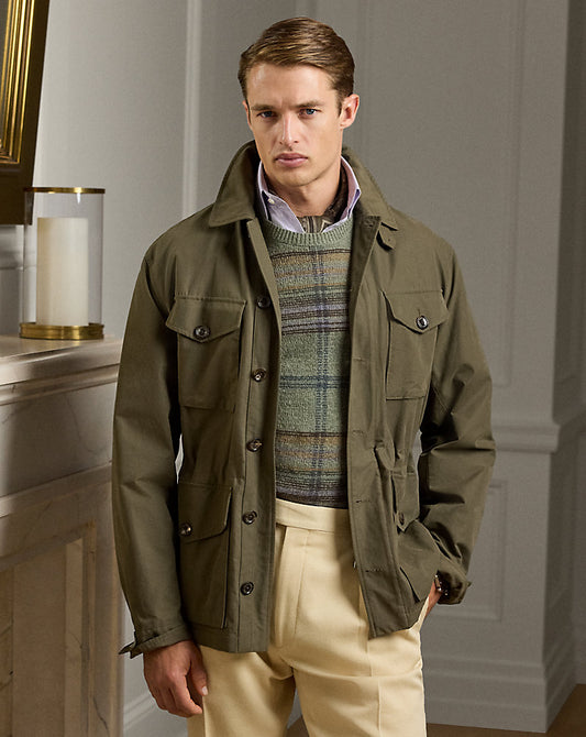 Johnson Twill Four-Pocket Jacket Thicket Moss