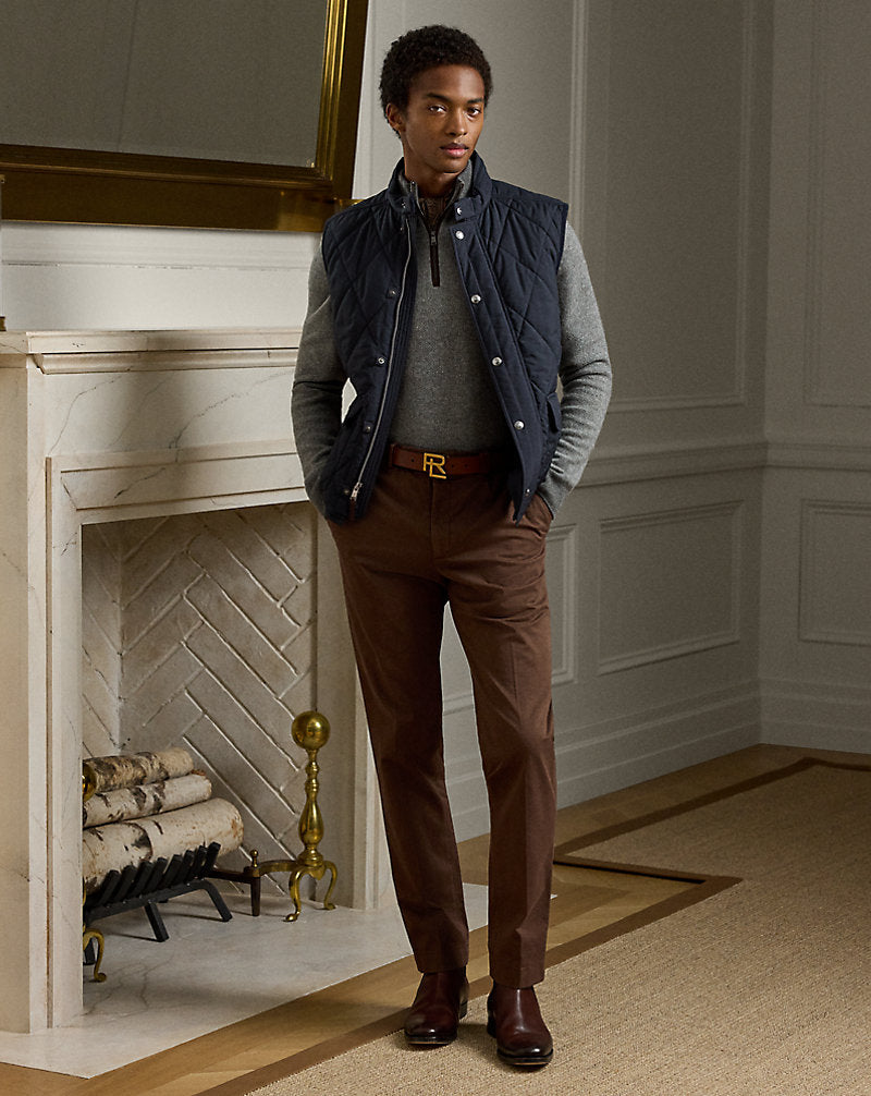 Carleton Quilted Down Gilet Classic Chairman Navy