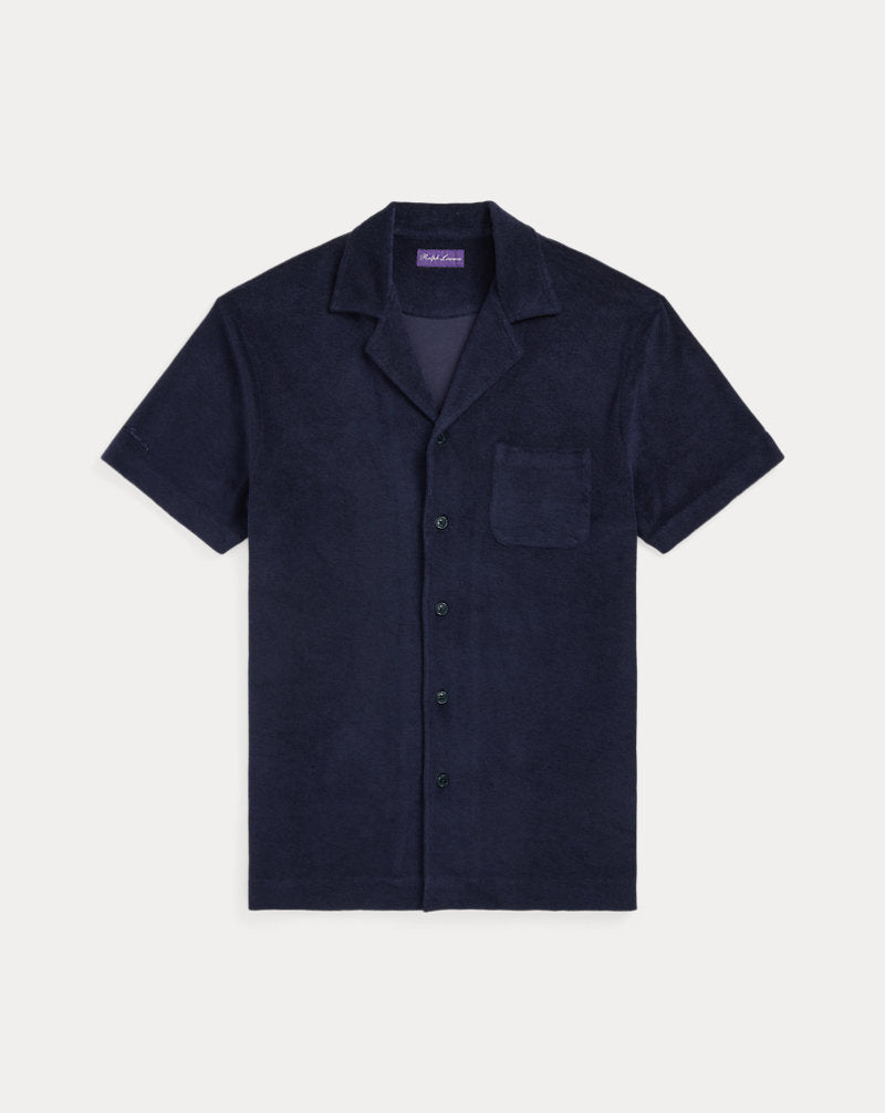 Riviera Terry Camp Shirt Classic Chairman Navy