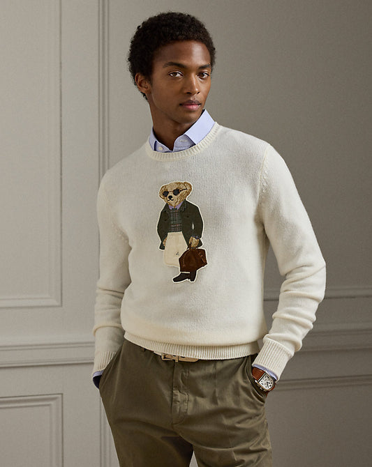 Polo Bear Cashmere Jumper Classic Cream