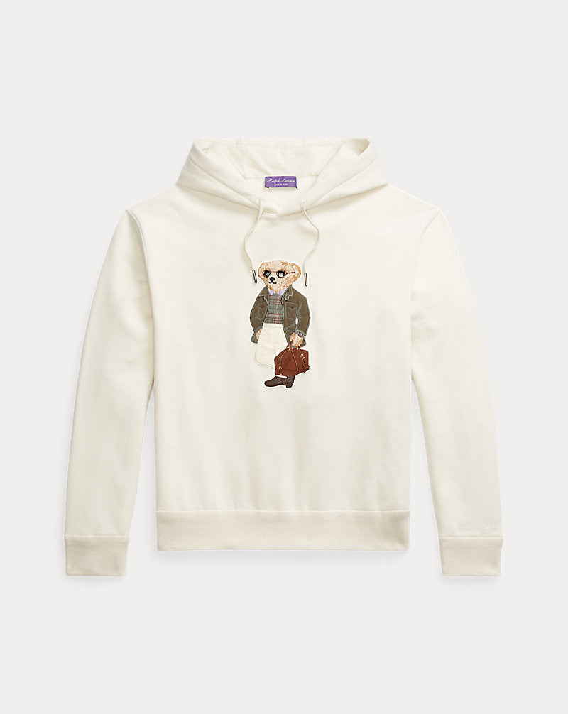 Polo Bear Fleece Hoodie Classic Cream