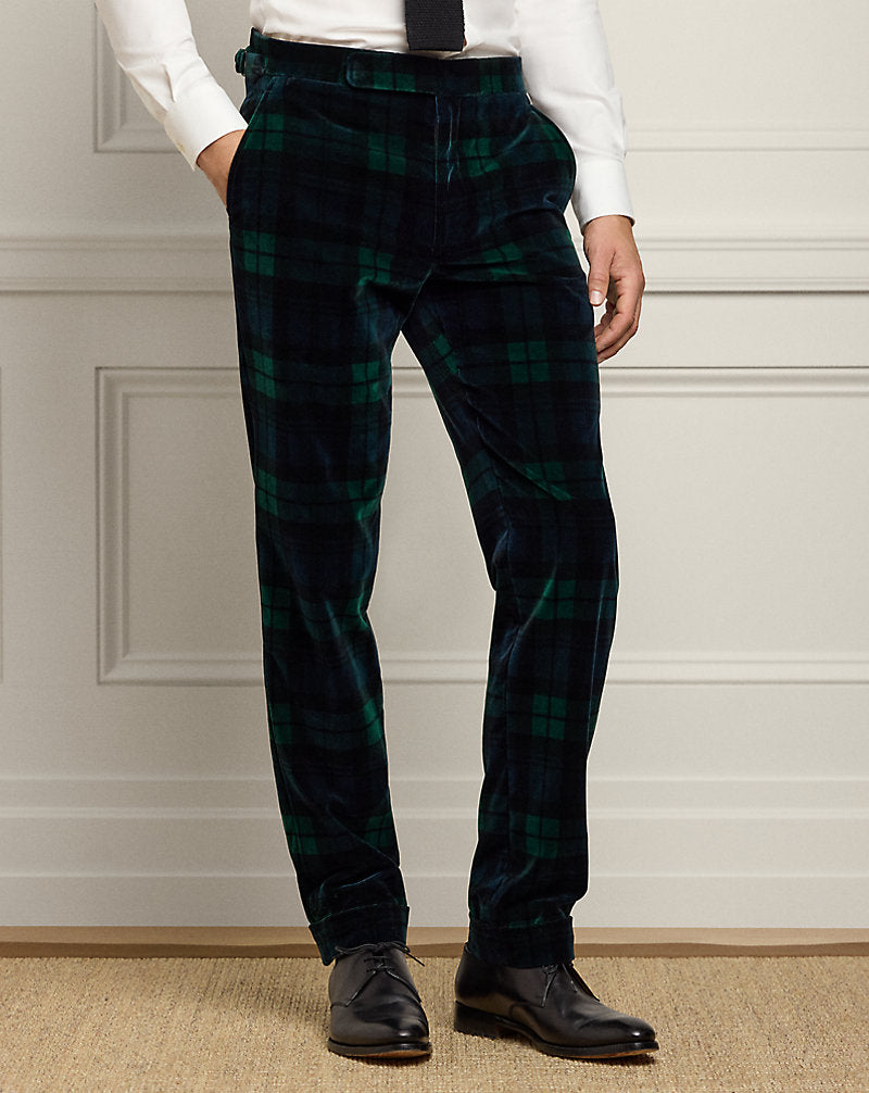 Gregory Hand-Tailored Plaid Trouser Blackwatch