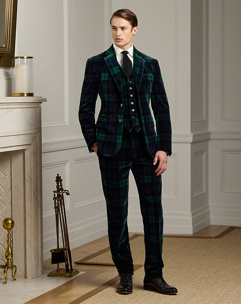 Gregory Hand-Tailored Plaid Trouser Blackwatch