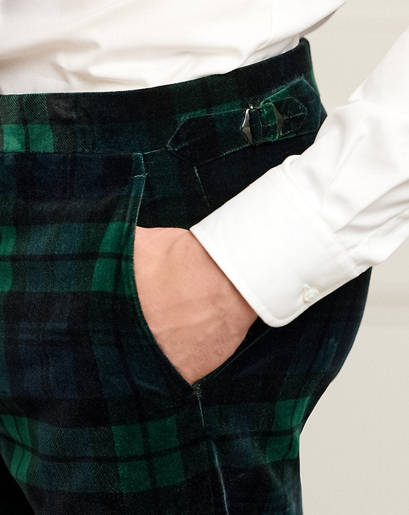 Gregory Hand-Tailored Plaid Trouser Blackwatch