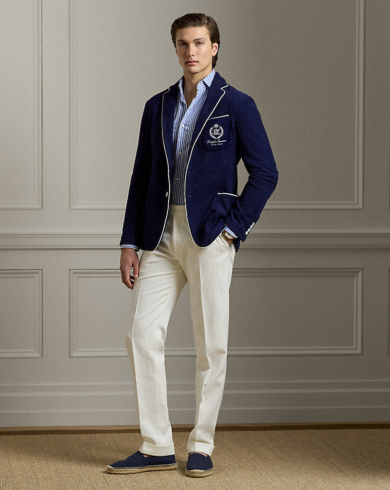 Gregory Hand-Tailored Suit Trouser Lux Cream